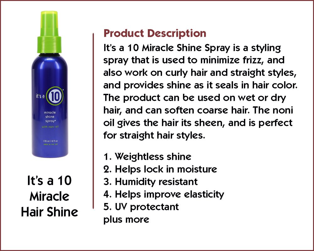 Miracle hair Shine